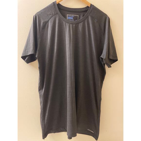 Twillory Mens Size XL Athletic T shirt Workout Active Outdoors Athleisure Grey‎ - Picture 1 of 6